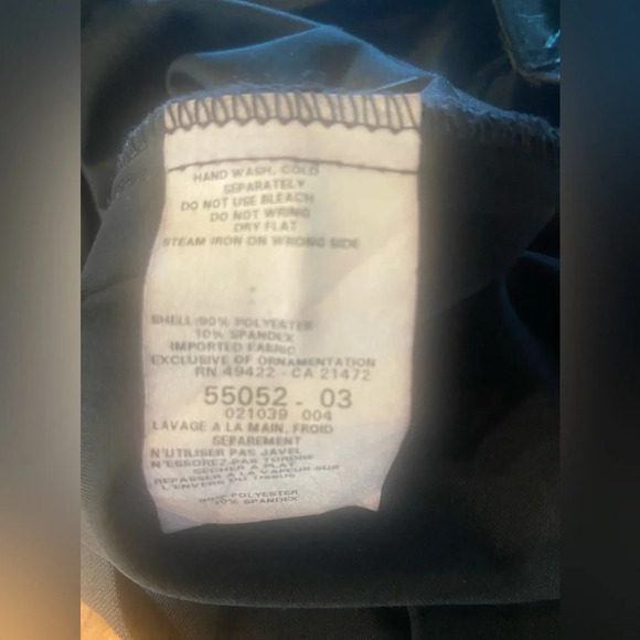 JESSICA MCCLINTOCK VINTAGE Y2K Millennium 2000 Black Velvet Maxi Skirt S… - Picture 8 of 8